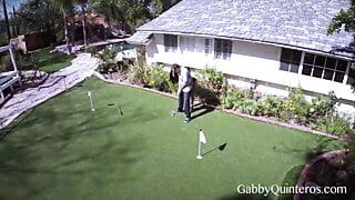 Busty Gabby Quinteros Fucked By Her Horny Golf Instructor!
