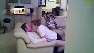 Cuck wife masturbates friend