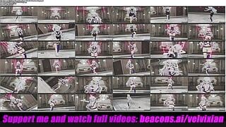 Cute Teen Dancing + Gradual undressing (3D HENTAI)