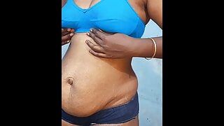 Desi Indian wife solo masturbating tamil homemade