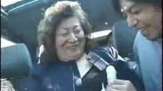 granny Asians in bus
