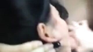 Horny kazakh slut suck dick in car