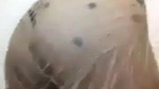 Hot arab girl in bikini dancing