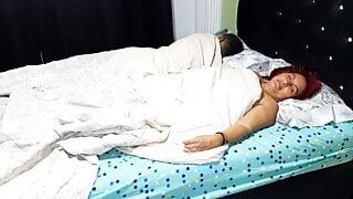 I go into their room while they rest, I want my stepmother to suck my cock, I’m horny and she’s the one who knows how I