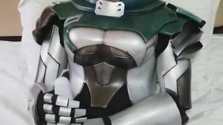 kigurumi battlesuit vibrating