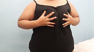 Kuwaiti widow gets sexually excited and has sex alone at home – Big Tits & Hot Figure