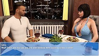 Lily Of The Valley: Wife With Big Boobs Doing Slutty Things With Her Boss At A Business Dinner – S3E6