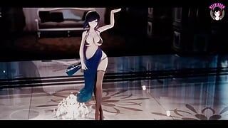 Sexy Milf With Huge Breasts Dancing (3D HENTAI)