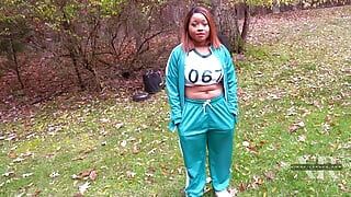 Squid Games Cosplay Outdoors Don Whoe vs Nina Rivera Don and Nina