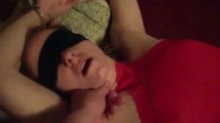 Submissive girl threesome