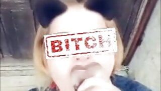 training deep throat dildo insertion at the chapel