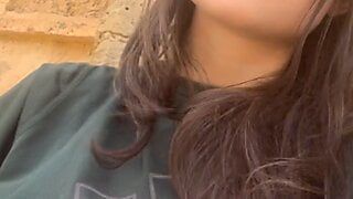 Two lesbians get horny and decide to masturbate in the open, so that no one sees them or says anything to them