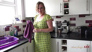 AuntJudysXXX – 46yo Big Tit MILF Housewife Nel – Kitchen POV Experience
