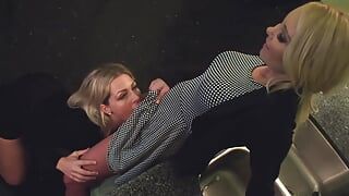 BETWEEN THE HEADLINES A LESBIAN PORN PARODY (Full Movie)