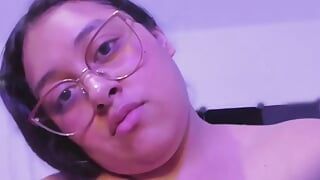 BIG TITS  GIRL FUCKS WITH HER DILDO