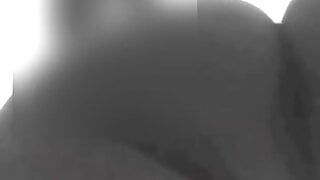 Black and White big booty ass show