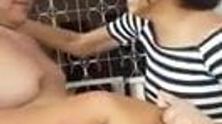 brazilian girl getting licked in public