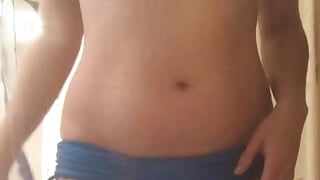 Cindy, The Arabic Persian MILF, Showers After Pool in Bikini Rubbing & Fingering Her Hairy Wet Pussy And Anal Area