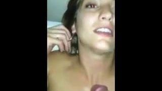 Cute girlfriend wants the hot cum load in her mouth