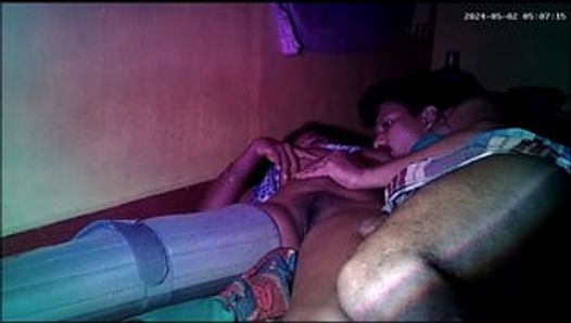 Indian village house wife big boobs kissing and busy showing