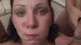 Mouthfull of cum