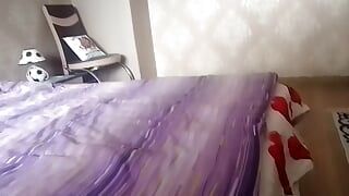 Necklace on sexy big boobs