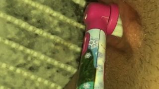 18 year old masturbates with electrical toothbrush