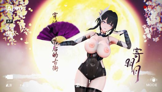 Aether Gazer Ying Zhao (Eyes of Deep Space Move Send the moon) – tsk – Purple Fan Hand Color Edit Smixix