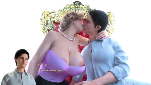 APOCALUST – EPISODE 1 – Stepmom giving blowjob to Stepson on sofa.