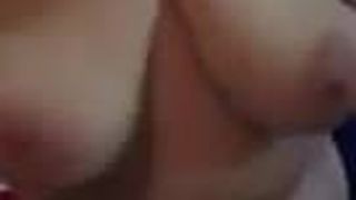 Big Boobed Asian Granny Dancing