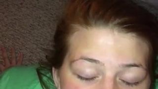 blowjod and rimming with swallow facial