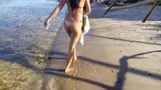 Brazillian Couple Having Fun on the Beach Part 2