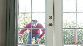 Cheerleader Enjoys Drooling on a Thick Cock Before Taking It in Her Cunt