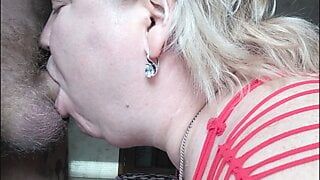 cum on mother-in-law’s tongue #5