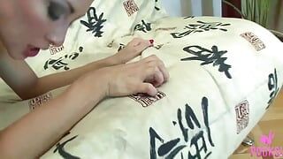 High Heeled Chick Adele Gives A Footjob After Getting Fucked