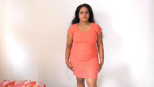 Horny Indian Stepmom Disha Strip Teasing & Riding on Me.