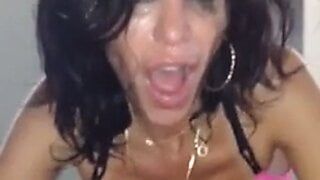 Hot Brunette Hooker Hotel Head