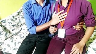 Manager fucking office girl during Valentine-day week hindi Voice