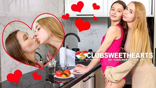 Pussy for Breakfast! Annastejsa Cherry & Kitty Doll88 for ClubSweethearts