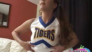 Sexy Cheerleader POV panties Photoshoot