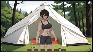 Tomboy Sex in Forest HENTAI Game Ep.3 outdoor creampie my GF at the beach