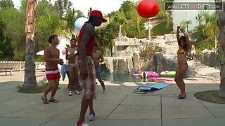 Watch me fucking she loves big cocks