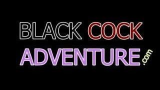 Black guy pumping his seed deep in wifey’s pussy