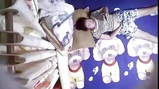 Look at the camera on the laptop to see what our boyfriend is doing. When we go to work 3