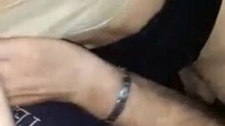 my wife cowgirl whit my friend in the car