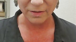 Pussy Temperature Check Masturbation at Work