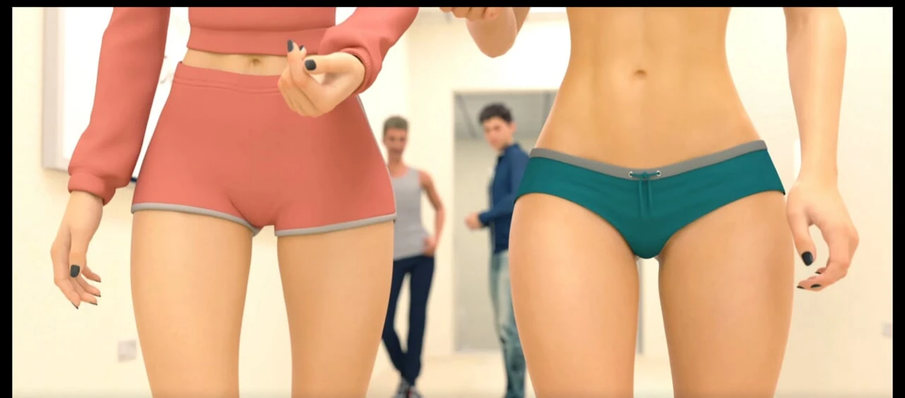 UOP #01 – Two tight asses for horny Dude