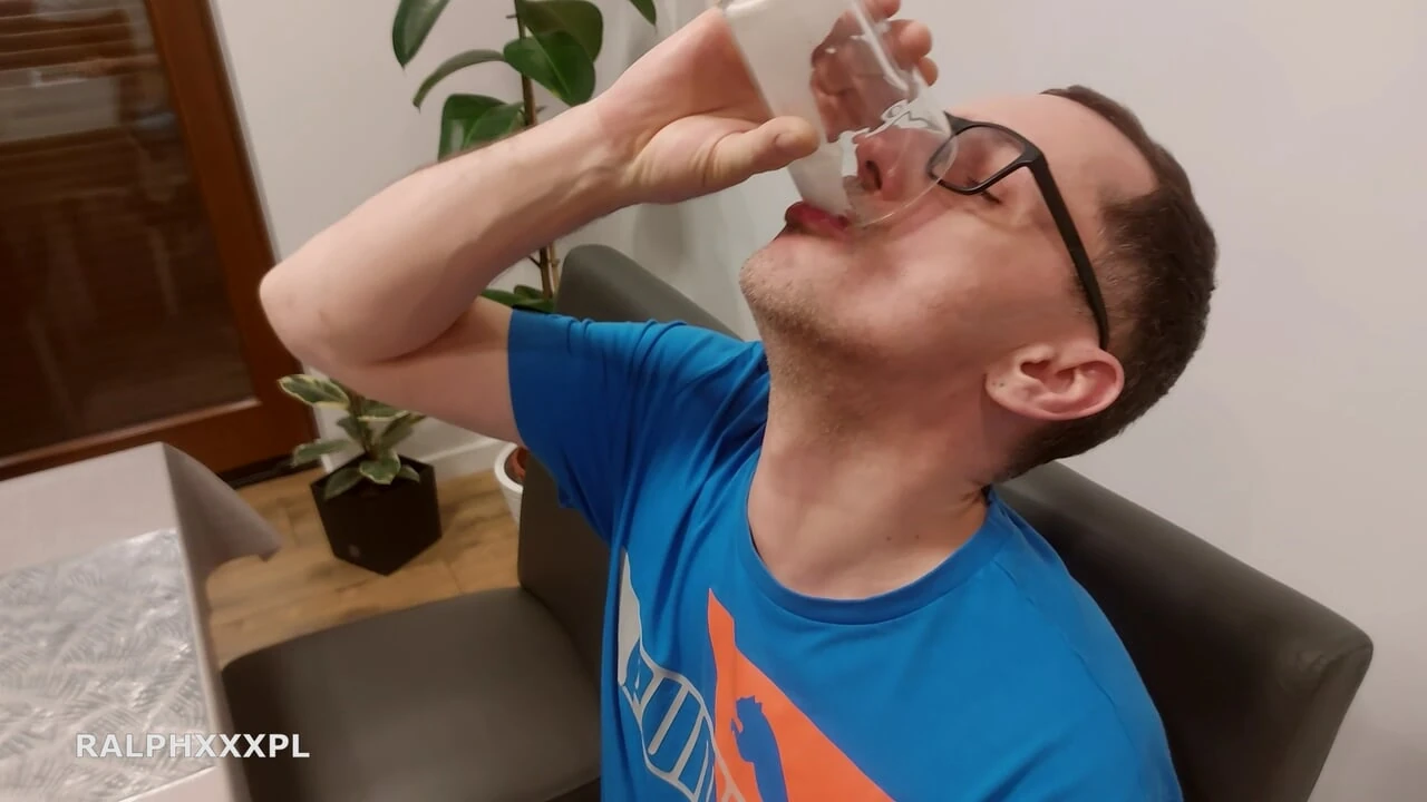 Coffee with best friend’s cum for cuckold Husband