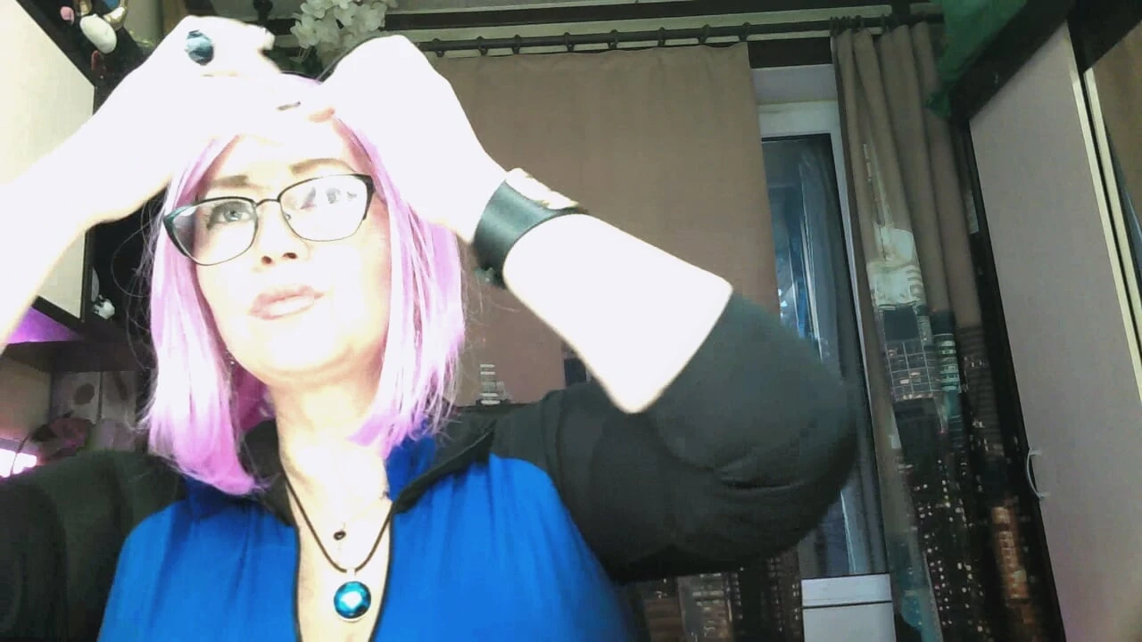 My slutwife and a prankster Aimee in her two broadcasting guises: for young and adult viewers…))