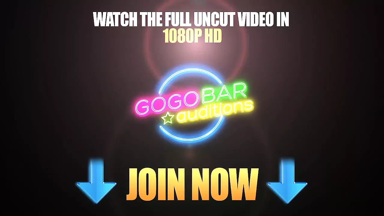 Skinny Thai girl auditions to be gogo dancer